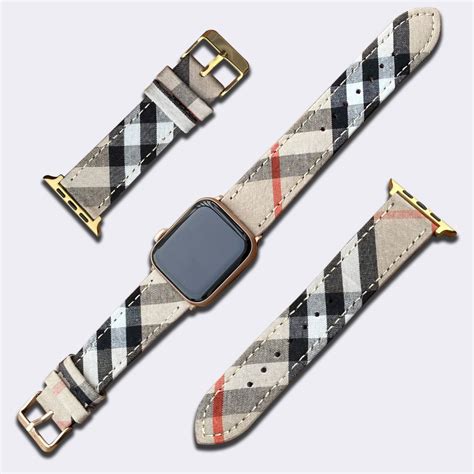 watch strap replacement burberry|authentic burberry apple watch band.